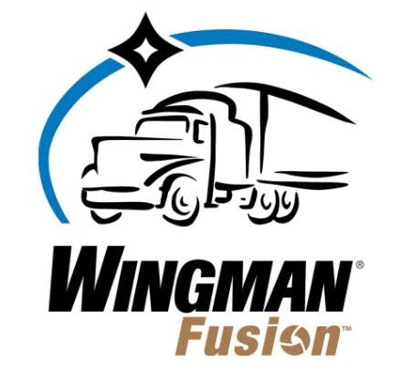 A logo of a truck