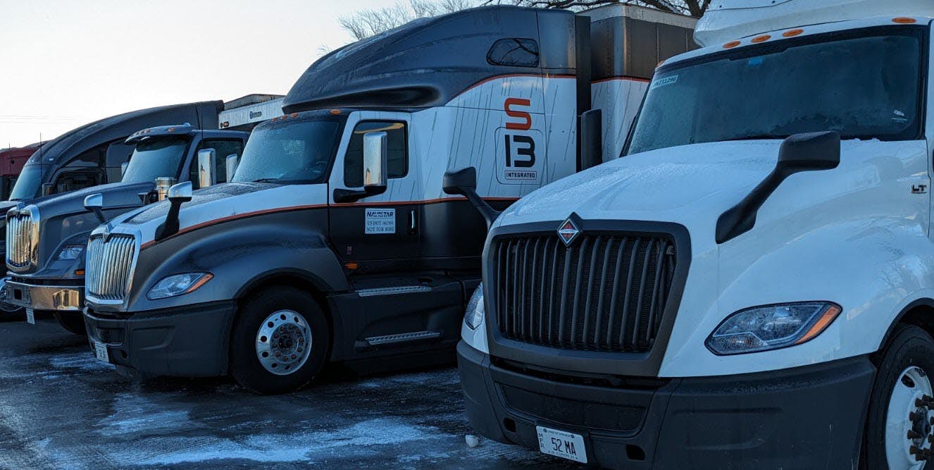 International Trucks parked outdoors